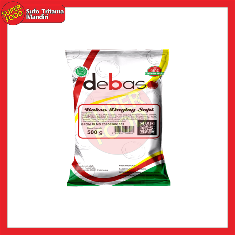 Debaso Bakso Daging Sapi 500gr