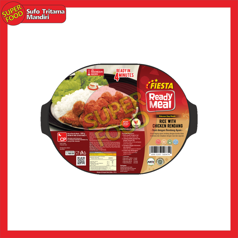 Fiesta Ready Meal Chicken Rendang With Rice