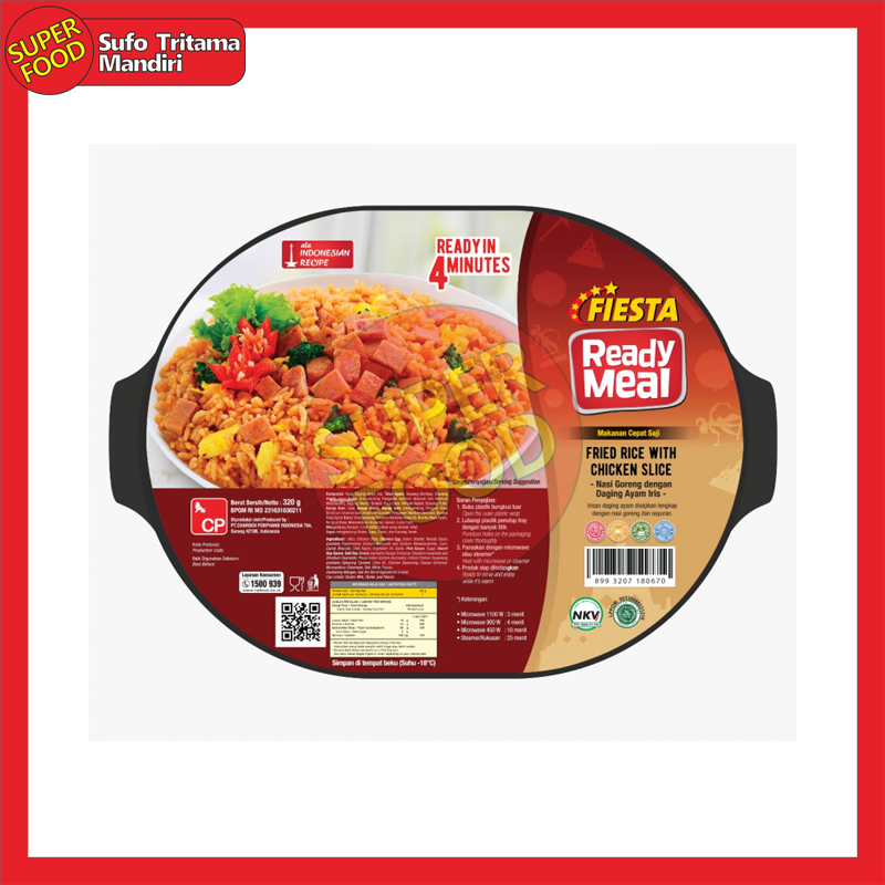 Fiesta Ready Meal Fried Rice With Chicken Slice