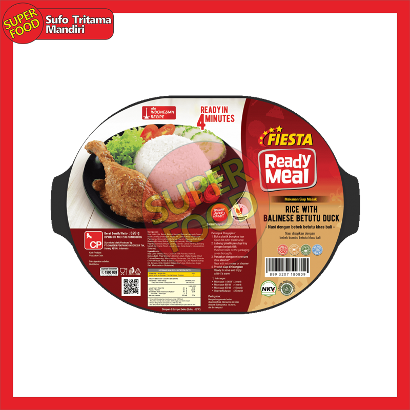 Fiesta Ready Meal Rice With Balinese Betutu Duck