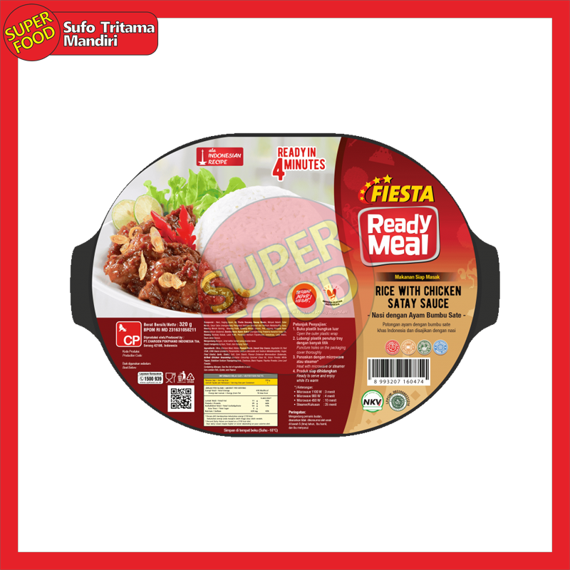 Fiesta Ready Meal Rice With Chicken Satay Sauce