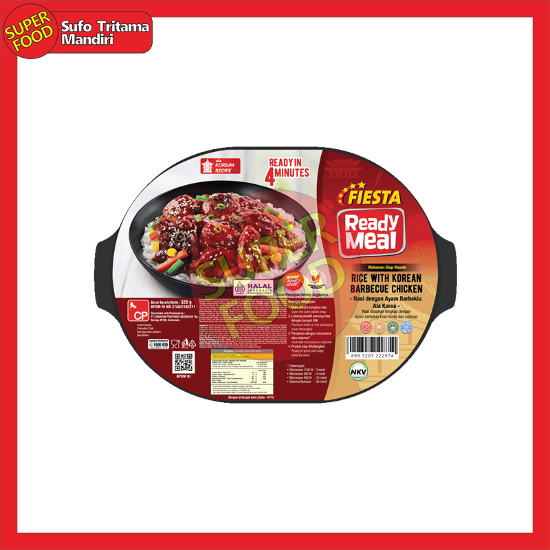 Fiesta Ready Meal Rice with Korean BBQ Chicken