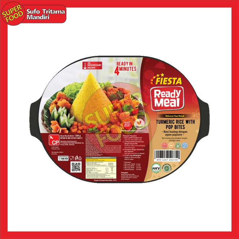 Fiesta Ready Meal Turmeric Rice With Pop Bites