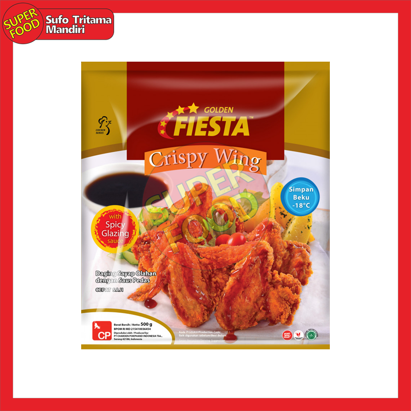 Golden Fiesta Crispy Wing with Spicy Glazing Sauce