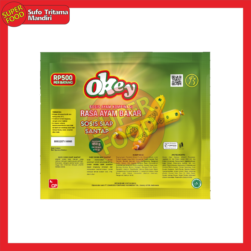 Okey Sosis Siap Santap Rasa Ayam Bakar