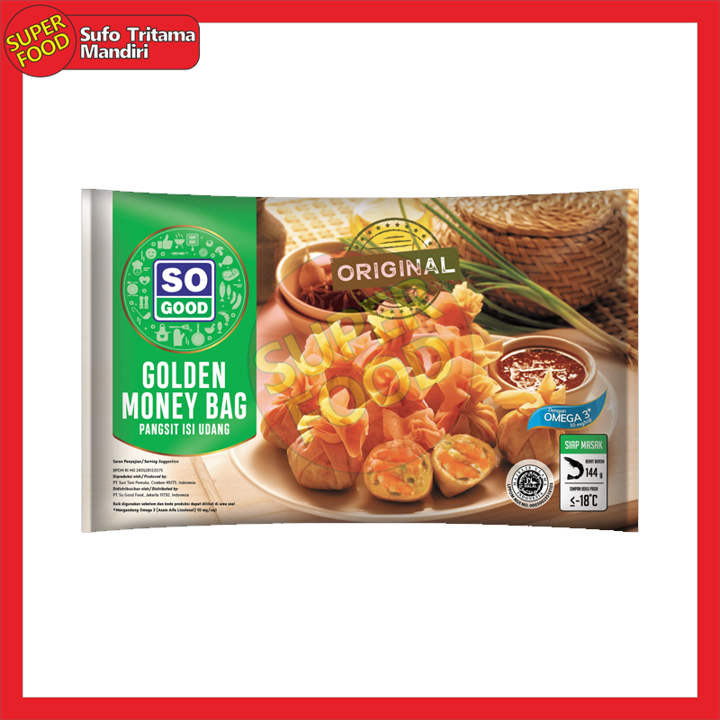 So Good Golden Money Bag