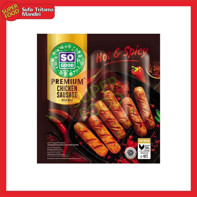 So Good Sausage Premium Hot & Spicy